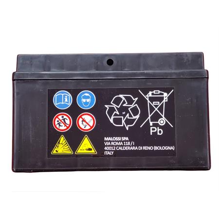 Batteria Malossi modello MTX7A-BS sigillata in gel senza manutenzione e già attivata e pronta all'uso, ricambio 4418920