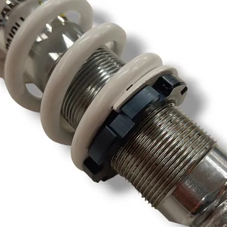 4614616 Ammortizzatore anteriore Malossi modello RS3 regolabile nel precarico molla, per Piaggio Vespa 50 Special, 50 R, N, L, 125 Primavera e 125 ET3, PK 50 e 125 1° serie