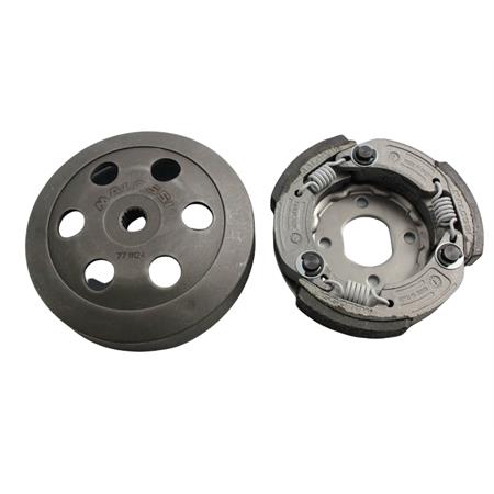Kit Malossi Fly system clutch composto da campana e frizione Fly con diametro 107 mm per scooter 50 cc con motore Minarelli verticale e orizzontale aria e liquido, ricambio 5214112