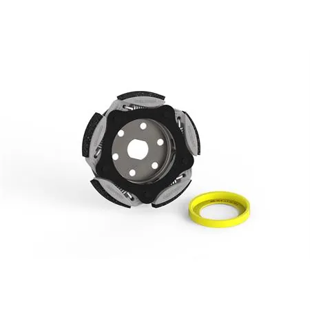 Frizione completa Malossi maxi fly clutch non regolabile per campane frizione diametro 152 e 153 mm montate sui motori maxi scooter Kymco 250, 300 e 350 cc, ricambio 5217041