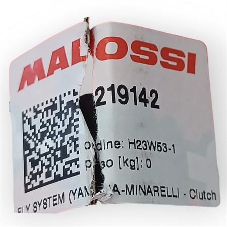 Kit Malossi Fly system clutch composto da campana e frizione Fly con diametro 107 mm per scooter 50 cc con motore Minarelli verticale e orizzontale aria e liquido, ricambio 5219142