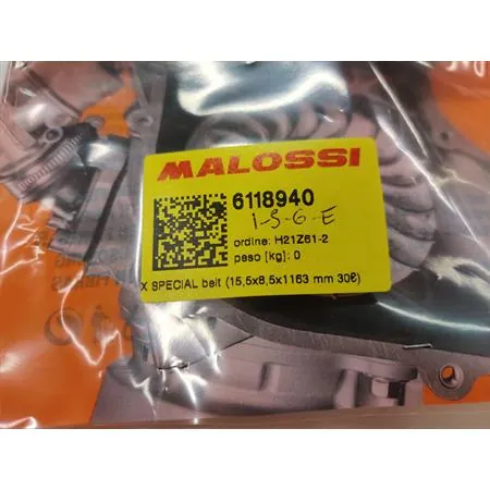 X special belt piaggio si per over range malossi (15,5x8,5x1163 mm 30 ), ricambio 6118940