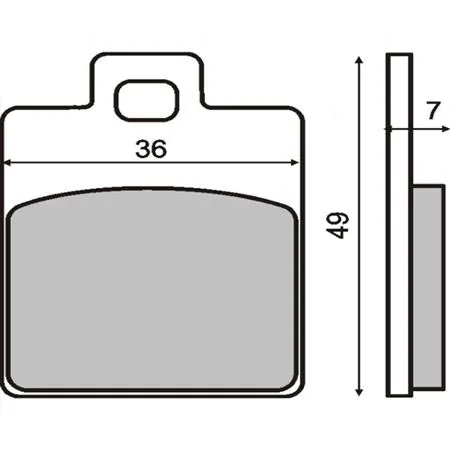 Pastiglie freno Malossi Brake pads omologate con mescola semi metallica per utilizzo sportivo su scooter, maxi scooter e Vespa, ricambio 6215006BB