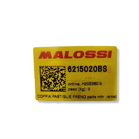 Brake pads mhr synt omologate, ricambio 6215020BS