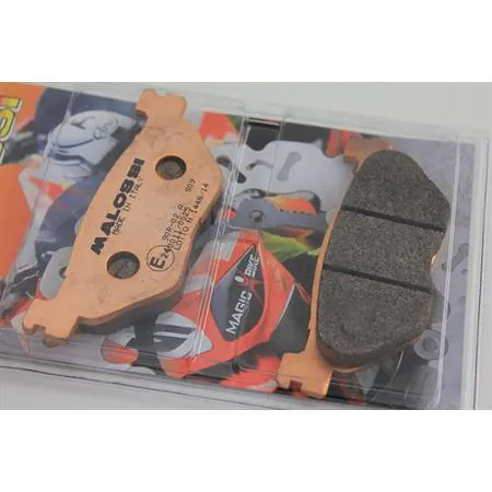 Pastiglie freno Malossi brake pads mhr synt omologate con impasto sinterizzato per maxi scooter Yamaha T-Max 500 e 530 cc, ricambio 6215030