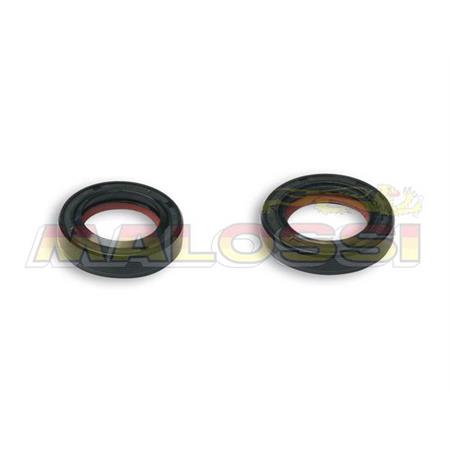 Serie paraolio Malossi fkm con profilo in ptfe per albero motore scooter con motore Piaggio Gilera 50cc, ricambio 6615256