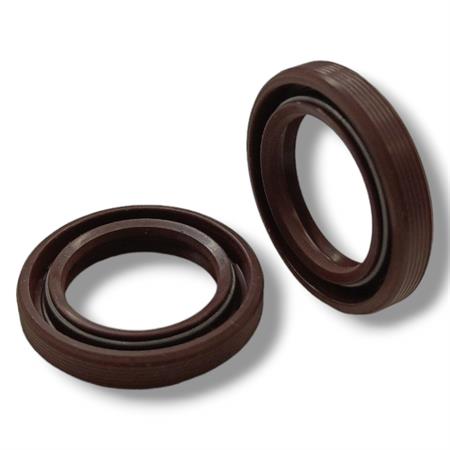 Coppia paraolio Malossi in viton marrone con misura 20x30x5 mm fkm/ptfe specifici per albero motore scooter, ricambio 6615951E