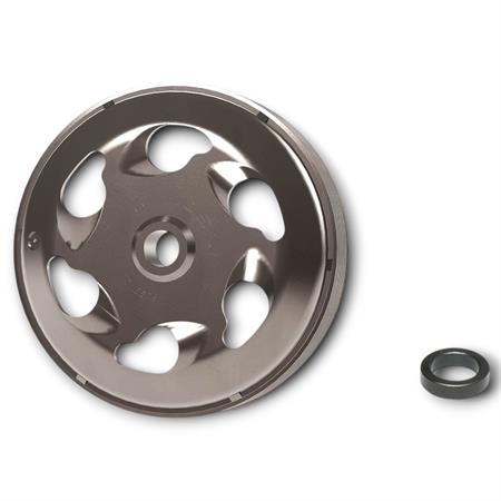 Campana frizione Malossi Maxi wing clutch bell con diametro interno da 160 mm per maxi scooter 400 e 500 cc 4 tempi, ricambio 7718431