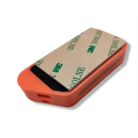 Contaore digitale di colore arancione con attivazione a vibrazione e conteggio parziale resettabile per applicazioni varie, ricambio AT2210A