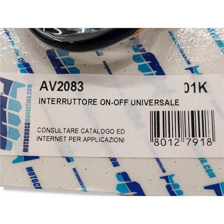 Interruttore on-off universale, ricambio AV2083