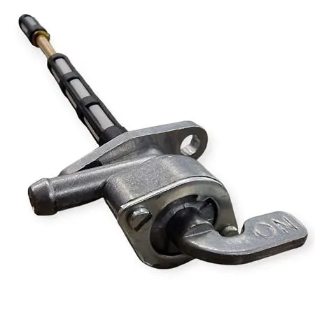 Rubinetto benzina con riserva Motocross Marketing AV2316 per KTM, Beta, Husaberg, Husqvarna - Interasse fori 34mm