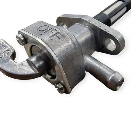 Rubinetto benzina con riserva Motocross Marketing AV2316 per KTM, Beta, Husaberg, Husqvarna - Interasse fori 34mm