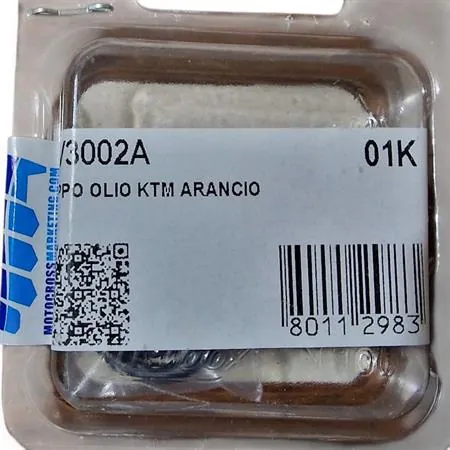 AV3002A Tappo carico olio M24 X 3 mm anodizzato arancione con chiave da 13 mm specifico per KTM, GAS GAS, HUSQVARNA, HUSABERG, VENT e SHERCO
