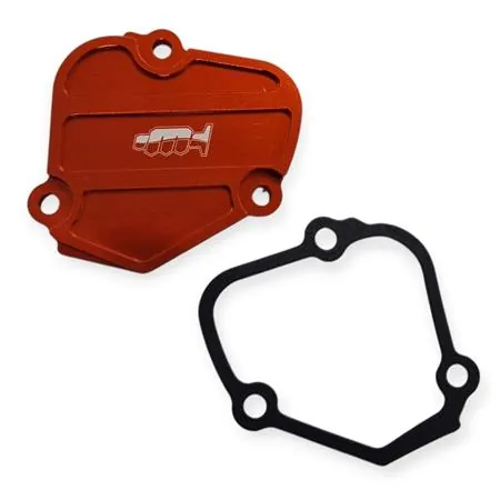 Coperchio valvola di scarico anodizzato arancio per KTM SX 125/150 2016-2022 e XC-W 125 2017-2019