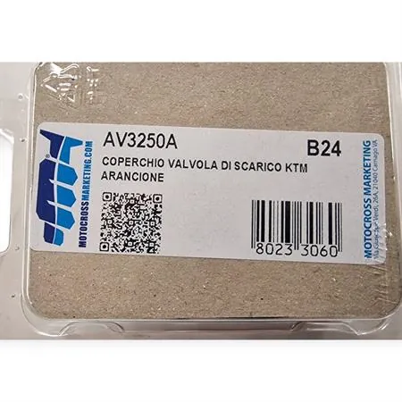 AV3250A Coperchio valvola di scarico anodizzato arancio per KTM SX 125/150 2016-2022 e XC-W 125 2017-2019