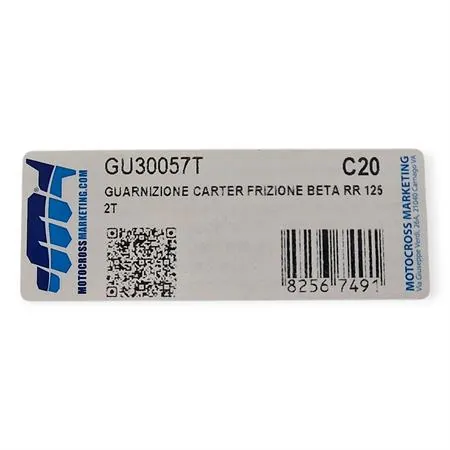 GU30057T Guarnizione carter frizione specifica per BETA RR 125 e 200 2T - tutte le versioni