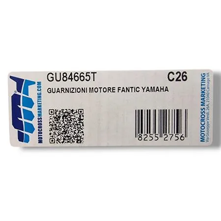 GU84665T Serie guarnizioni motore Yamaha YZ 125 prodotti dal 2022 fino al 2025 e Fantic XE prodotti dal 2023 fino al 2024 e XX 125 prodotti dal 2022 fino al 2024