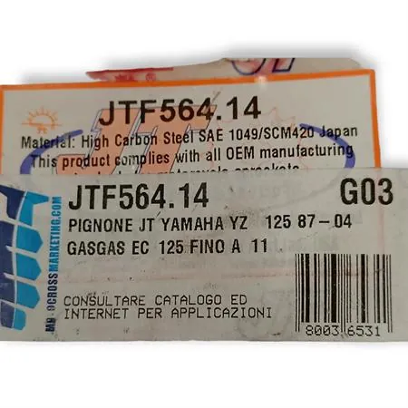 JTF56414 Pignone jt yamaha yz125 87-04 gasgas ec1