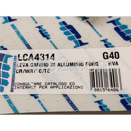 Leva cambio in alluminio forg. hva cr/wr, ricambio LCA4314