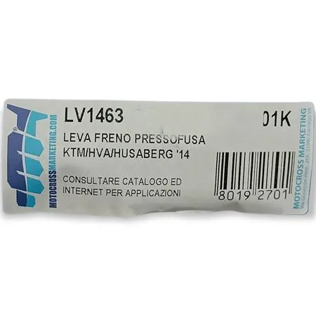 LV1463 Leva freno pressofusa ktm/hva/husaberg '