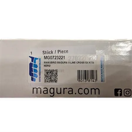 MG0723221 Manubrio MAGURA X-Line MG0723221 ø 28,6mm anodizzato nero – Compatibile enduro / cross / motard