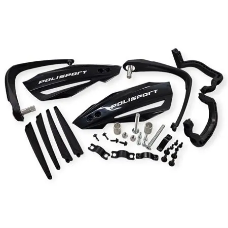 P8308600001 Paramani POLISPORT BULLIT FWA chiusi neri con kit montaggio