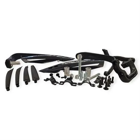 P8308600001 Paramani POLISPORT BULLIT FWA chiusi neri con kit montaggio