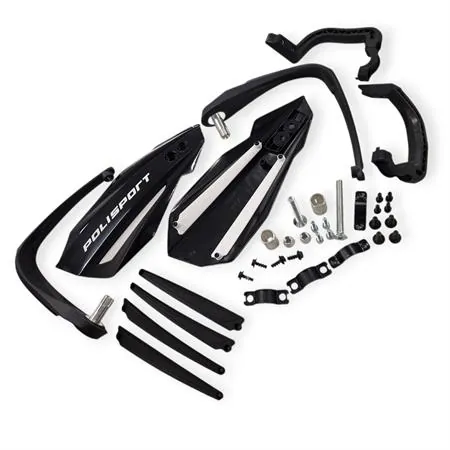 P8308600001 Paramani POLISPORT BULLIT FWA chiusi neri con kit montaggio