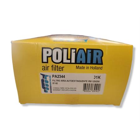Filtro aria autoestinguente poliair rm 1, ricambio PA2344