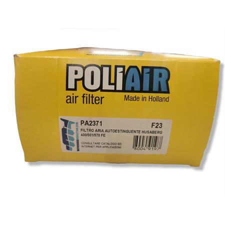 Filtro aria autoestinguente poliair husa, ricambio PA2371