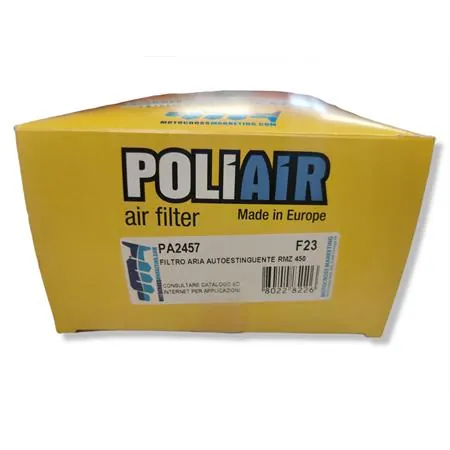 PA2457 Filtro aria Poliair - Suzuki RMZ 250 2019-2025 e RMZ 450 2018-2025