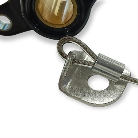 Pedale freno forgiato con cavo anti-rott, ricambio PDF013N
