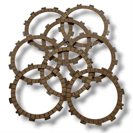 Kit completo PROX dischi frizione condotti, conduttori e molle specifici per Kawasaki KXF 250 prodotti dal 2006 fino al 2020, ricambio PX16.CPS43006