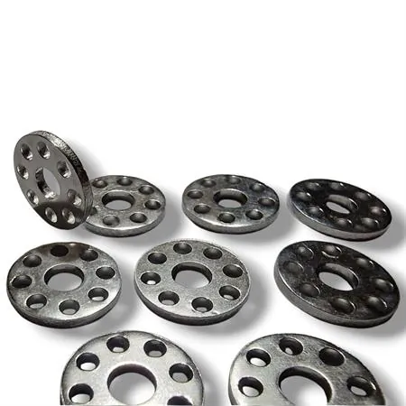 Rondelle in alluminio alleggerite anodizzate argento ø interno 6 mm, ø esterno 18 mm e spessore 2 mm - confezione da 10 pezzi, ricambio VT2105