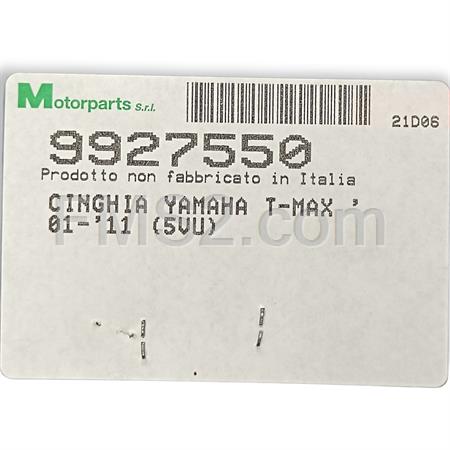 Cinghia di trasmissione Yamaha T-MAX 500 dal 2004  fino al 2011 (5vu), ricambio 9927550