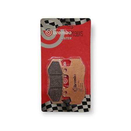 Pastiglie freno BREMBO anteriori e posteriori, sinterizzate per Suzuki Burgman, ricambio 07038XS