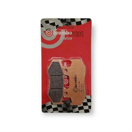 07038XS Pastiglie freno BREMBO anteriori e posteriori, sinterizzate per Suzuki Burgman