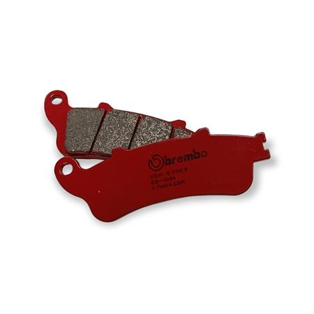 Pastiglie freno Brembo anteriori sinterizzate strada, ricambio 07HO42SA