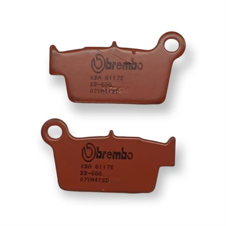 Pastiglie freno BREMBO posteriori sinterizzate, ricambio 07YA41SD