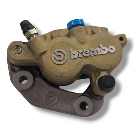 Pinza freno Brembo anteriore flottante serie oro per Husqvarna SMS/SMR/SM/WR/WRE/TC/CR/TE con 2 Pistoncini Ø 28 mm e interasse di fissaggio 60 mm, ricambio 22520030