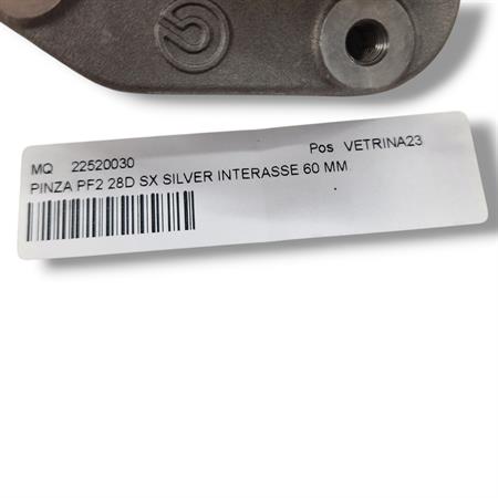 Pinza freno Brembo anteriore flottante serie oro per Husqvarna SMS/SMR/SM/WR/WRE/TC/CR/TE con 2 Pistoncini Ø 28 mm e interasse di fissaggio 60 mm, ricambio 22520030