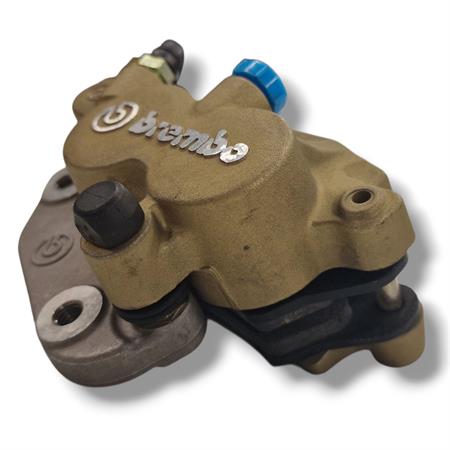 Pinza freno Brembo anteriore flottante serie oro per Husqvarna SMS/SMR/SM/WR/WRE/TC/CR/TE con 2 Pistoncini Ø 28 mm e interasse di fissaggio 60 mm, ricambio 22520030