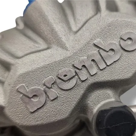 22A36013 Pinza freno Brembo anteriore flottante silver 2 pistoncini Ø 24 mm con interasse di fissaggio 90 mm per enduro/cross/motard KTM, Gas Gas, Husqvarna, Sherco, Husaberg