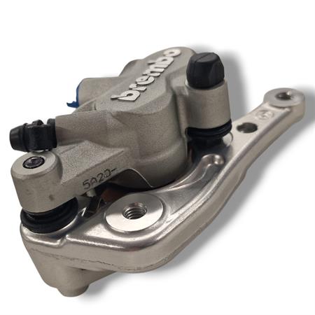 Pinza freno Brembo anteriore flottante silver 2 pistoncini Ø 24 mm con interasse di fissaggio 90 mm per enduro/cross/motard KTM, Gas Gas, Husqvarna, Sherco, Husaberg, ricambio 22A36013