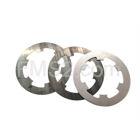 Serie dischi frizione modificati racing in cellulosa e carbonio per Piaggio vespa PK 50 e Ape 50 a 6 molle e 7 dischi, ricambio F1179SRS