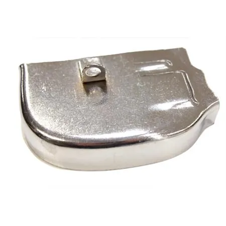 1138865 Coperchio in metallo lucido copri preselettore cambio Piaggio Vespa (Olympia)