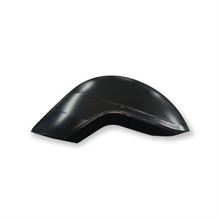 Parafango anteriore Faco in lamiera verniciato fondo nero per Piaggio Vespa PX 125, 150 e 200 prodotti fino alla serie Arcobaleno freno a tamburo, ricambio 1177497
