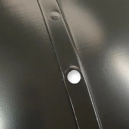 1177497 Parafango anteriore Faco in lamiera verniciato fondo nero per Piaggio Vespa PX 125, 150 e 200 prodotti fino alla serie Arcobaleno freno a tamburo