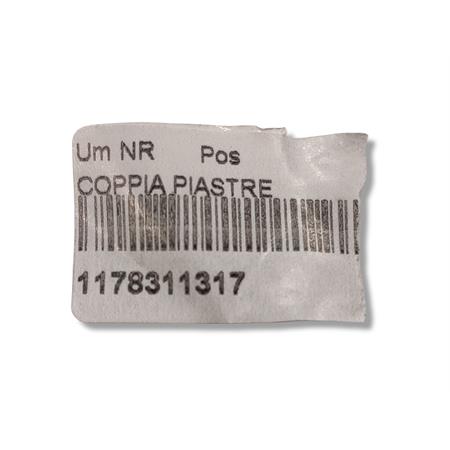 Coppia piastre, ricambio 1178311317