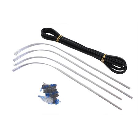 Serie strisce pedana complete olympia per Piaggio Vespa 50-125 PK e PK s, ricambio 55030